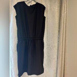 Albion Classic Black Midi Dress